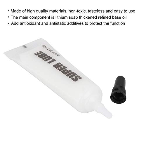 3D Printers Lubricating Oil,White Grease for 3D Printers or Other Systems Machine Screw,Optical axis,Metal Rail,Anti-,no additives or propellants.