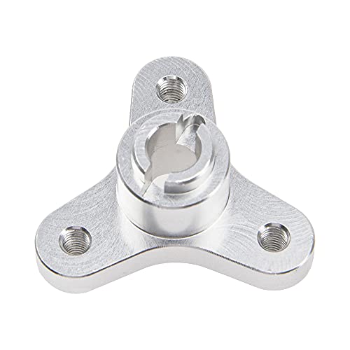 Aluminum Alloy Slipper Clutch Eliminator Compatible with Traxxas Stampede Slash Bandit Rustler VXL XL5 2WD 1/10 RC Car (Silver) - color: Silver