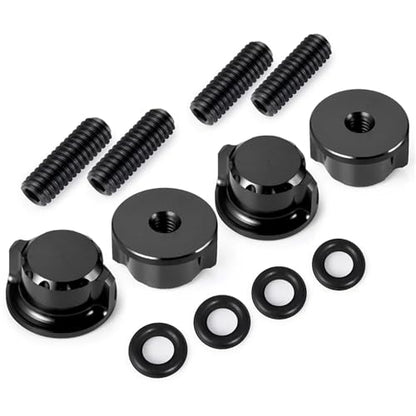 RC Cars Spare Parts For Traxxas For Slash 1/10 Metal Front Rear Shock Mount Steering Blocks Linkage Adapter 2Wd Short Course Truck Parts RC(Adapter-Black) - color: Adapter-Black