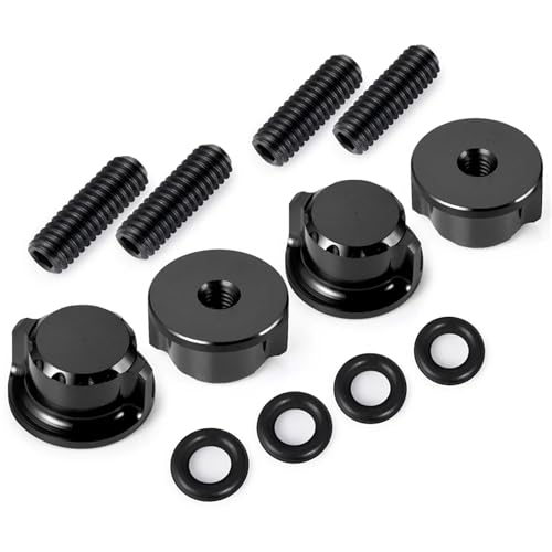 RC Cars Spare Parts For Traxxas For Slash 1/10 Metal Front Rear Shock Mount Steering Blocks Linkage Adapter 2Wd Short Course Truck Parts RC(Adapter-Black) - color: Adapter-Black