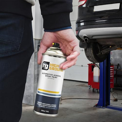 HIGH GROUND Factory Matched Automotive Spray Paint for Ford Automobiles (PQ Race Red Solvent)