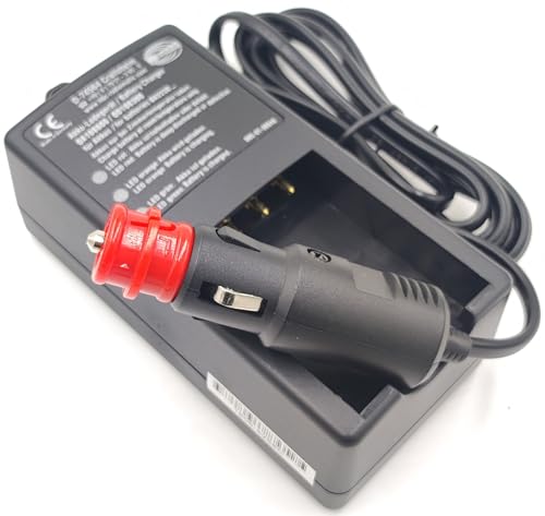 4-Pieces BA223030 3.6V Rechargeable Ni-MH Battery for HBC Sany Crane Remote Control Battery with DC 12V 24V Battery Charger (4* Battery, 1*Charger)