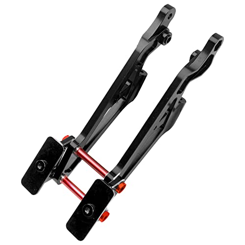 ShareGoo Aluminum Alloy Rear Wing Mount Upgrade Parts Compatible with Arrma 1/8 Kraton Notorious Outcast Talion Typhon 6S BLX RC Car,Replace of AR320347 (Red) - color: Red