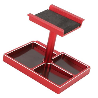 RC Car Work Stand with Magnetic Screw Trays for 1/18 1/24 RC Cars, Aluminum Alloy Repair Workstation Kit (#) - color: #1