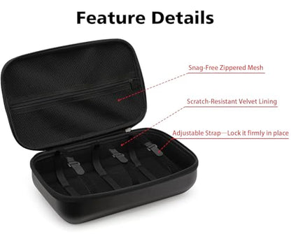 Storage Case Compatible with NOCO AIR10/AIR15/AIR20 Tire Inflator, Portable Air Compressor Pump Bag with Zipper Mesh Pocket and Adjustable Strap(CASE ONLY)