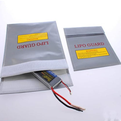 Homoyoyo Fireproof Lipo Battery Bag for Rc Lipo Batteries with Sturdy Fiberglass Material, Blast-Proof Protective Storage Pouch for Safe Charging and Home Use, Portable Explosion Proof