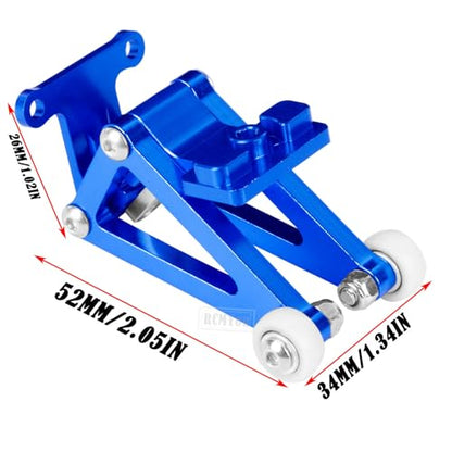 Aluminum Wheelie Bar Upgrades Part for 1/10 Slash 4X4,RCMYou Alloy Wheelie Bar Hops Up Upgrades Part,Navy Blue - color: Navy Blue - Upgrades Part