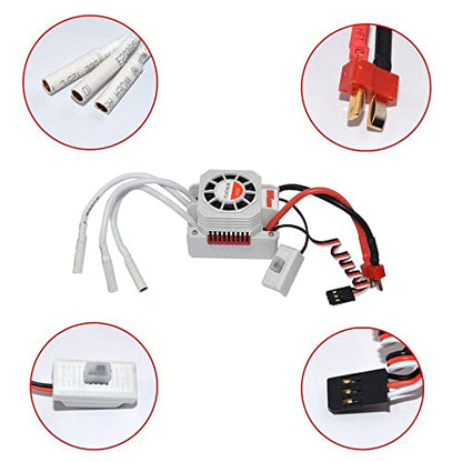 Hobby Platinum Waterproof Brushless 45A ESC for 1/10 RC Car Boat 2845 3650 F540 Brushless Motor Truck IUNEED Toys
