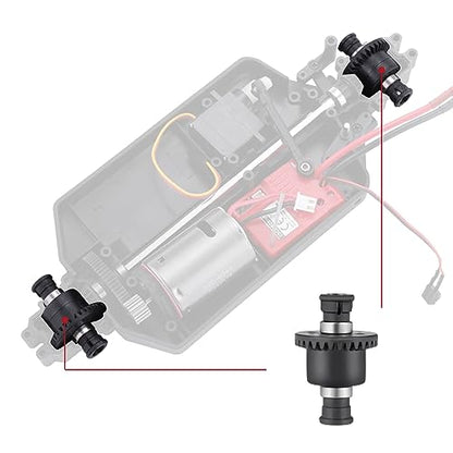 HAIBOXING 1/18TH Scale RC Car Spare Parts Diff. Complete, Remote Control Trucks Accessories Apply to 2020 New Version 18858 & 18859 & 18868 (M1811)