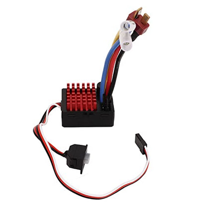 60A Brushed ESC for RC Car 540 550 Motor | Electronic speed controller, 60A continuous, for brushed 540/550 motor, AJL-6860-RTR