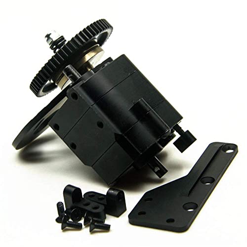 AX2 2 Aluminum Speed Transmission Case Gearbox for AXIAL Wraith 90018 90053 90048 1/10 RC Crawlers Black