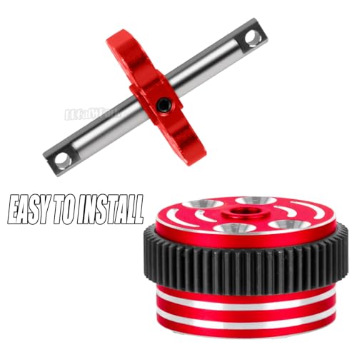 RC Differential Locker Spool Diff Case Mounts & Differential Case Upgrades Part for 1/10 Slash 2WD VXL/Stampede 2WD VXL XL-5/Rustler 2WD VXL XL-5/Bandit 2WD VXL,Red - color: Red - (Upgrades Part)