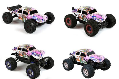 SummitLink Custom Body Compatible for 1/10 1/8 Scale RC Car or Truck (Truck not Included) (Graffiti Pink Pig) - style: Graffiti Pink Pig