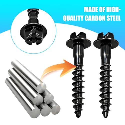 Zpana 5PCS Car Air Box Screws, Carbon Steel Vehicle Air Filter Housing Fastener Bolt, Automotive Filter Cleaner Cover Retainer Screws Replacement, Compatible with Pacifica Patriot Journey