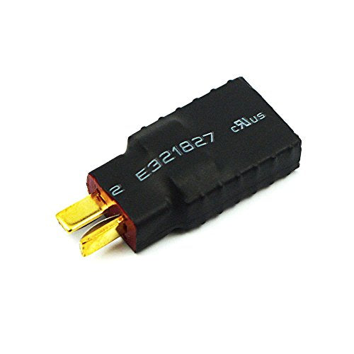 FLY RC Lipo Battery Wireless Adapter Compatible with T Plug Battery to Slash Revo Rc Esc Charger (4pcs/Lots) - style: T Male to TR Female