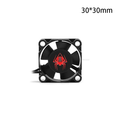 High Speed RC Motor Fan 28000RPM，50mm 40mm 35mm 30mm 25mm Fan，ESC Cooling Fan 6V-8.5V for 1/8 1/10 1/12 Scale RC Car. ﻿ (30mm) - size: 30mm