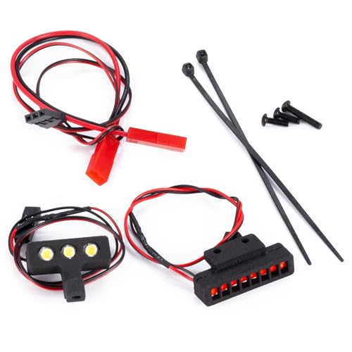 LSG RC Car Light Headlight Taillights kit Front Rear Lights White Red LED Light Kit for 1/18 RC Arrma Typhon Grom Upgrades Parts