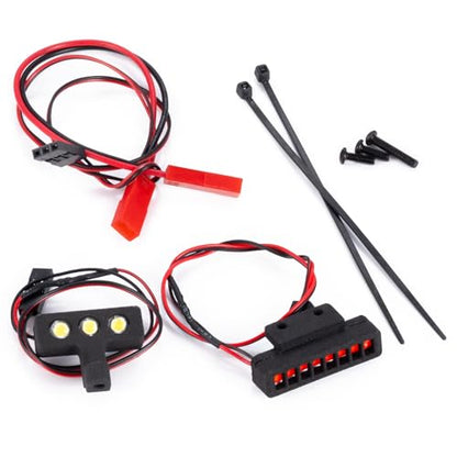 LSG RC Car Light Headlight Taillights kit Front Rear Lights White Red LED Light Kit for 1/18 RC Arrma Typhon Grom Upgrades Parts