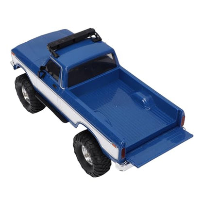 1/16 RC Truck, 2.4G Remote Control Off Road Crawler Toy with System and Shock Absorption, for Boys Kids Adults Birthday (Blue) - color: Blue