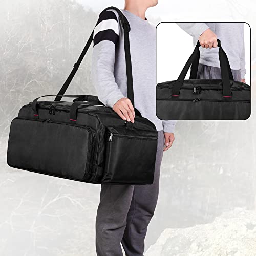 DSLEAF RC Storage Bag for 1/8 & 1/10 Car, Portable RC Carry Case, Bag Only | Multiple Pockets for Batteries, Charger, Tools and Other Accessories, Portable Handle and Adjustable Shoulder Strap
