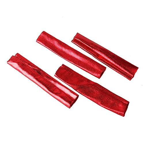 PRETYZOOM Absorber Cover Set for 1/8 RC Cars Universal Spring Protection 4-Pack Red Compatible Buggy and Truck Models