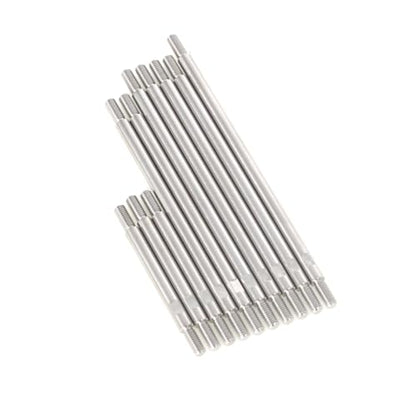 LCX 1/10th RC Car Stainless Steel Complete Suspension Link Set Tie Rods 313mm Wheelbase for TRX4, Upgrades Parts Accessories