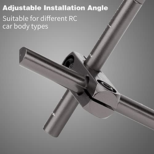 Magnetic RC Body Mount Kit, Strong Flat Magnets and Posts for 1/10 Scale Cars, Allows Quick Body Removal for Maintenance and Customization