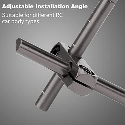 Magnetic RC Body Mount Kit, Strong Flat Magnets and Posts for 1/10 Scale Cars, Allows Quick Body Removal for Maintenance and Customization