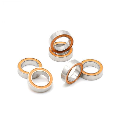 1Pcs S6700 2RS CB ABEC7 10X15X4mm ABEC-7 Stainless Steel Hybrid Si3n4 Ceramic Bearing 6700 RS Without Grease Fast Turning