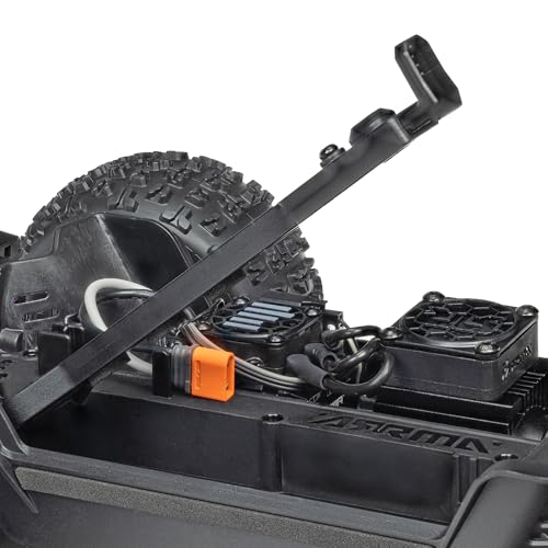ARRMA 1/16 Mini Kraton 3S DSC 4X4 RTR Brushless RC Speed Truck, Black/Red | RC Car, Battery and Charger Not Included ARA2508T1