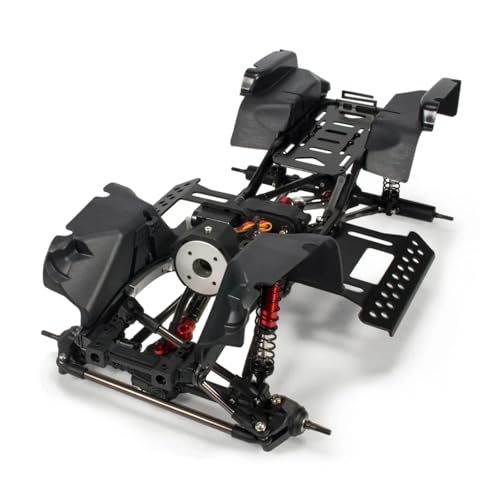 RC Models Parts For Wrangler For SCX10 1/10 2-Speed Transmission For Chassis Kit Frame With For Rock Slider Body Wheelbase Fender Flares RC Crawler 313mm(Chassis Set) - size: Chassis Set