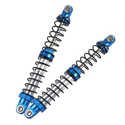 4Pcs ShareGoo Adjustable Metal Shock Absorber 70/80/90/100/110/120mm Damper Compatible with Traxxas TRX4 TRX6 G63 Axial SCX10 D90 90046 AXI03007 1/10 RC Rock Crawler (110mm Hole Distance)