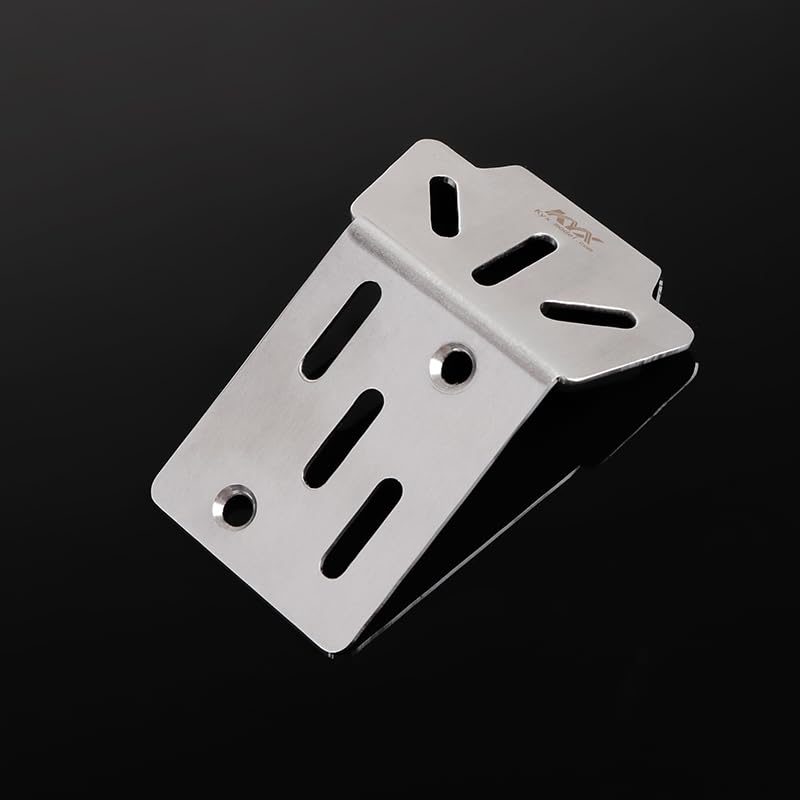 KYX Racing Stainless Steel Chassis Guard Skid Plate Guard Upgrades Parts Accessories for 1/18 RC Car ARRMA Granite Grom Mega