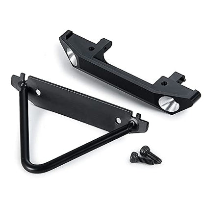 MORLORDY RC Aluminum Alloy Front Bumper for 1/24 RC Crawler Car SCX24 Upgrades AXI00005 Gladiator AXI90081 Deadbolt AXI00002 JLU Accessories