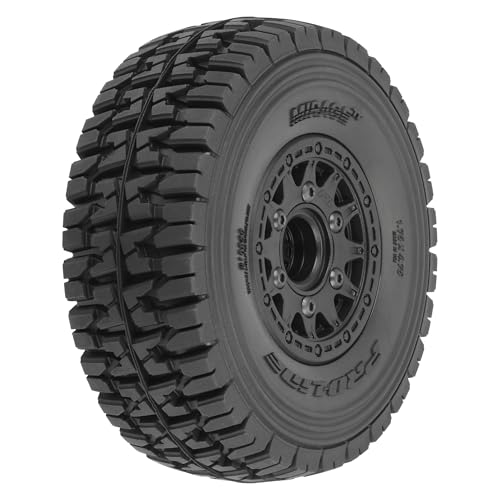 Pro-line Racing Mirage TT 2.2"/3.0" Belted SC Tires Mounted on Raid Black 6x30 Removable Hex 12mm & 14mm Wheels 2 PRO1024811