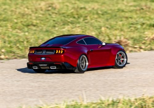Traxxas 1/10 Scale 4-Tec Drift Car with Ford Mustang (Red) - color: Red
