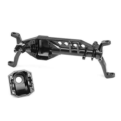 KYX Racing Metal AR45P Front Portal Axle Housing Axle Shell with Housing Output Upgrades Parts Accessories for 1/10 RC Crawler Axial SCX10 III AXI03007 SCX10.3 Front Axle