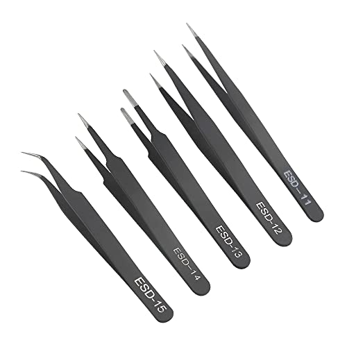 Professional Solder Assist Tool Solder Auxiliary Tool Double Sided Aid Repair Soldering kit with Wire Cutter for Soldering and Desoldering (12 Pieces) - size: 12Pack
