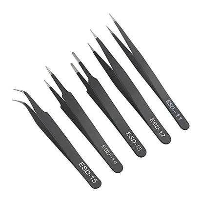 Professional Solder Assist Tool Solder Auxiliary Tool Double Sided Aid Repair Soldering kit with Wire Cutter for Soldering and Desoldering (12 Pieces) - size: 12Pack