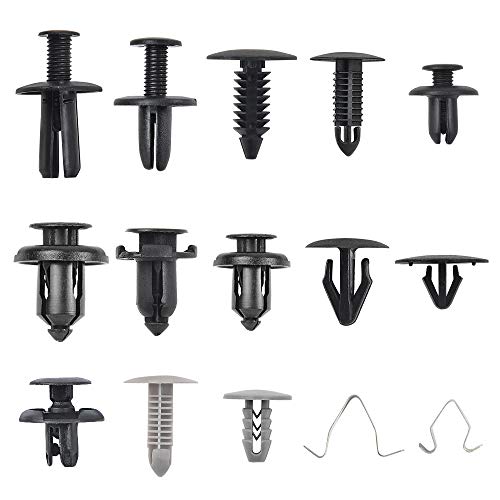 OTUAYAUTO 500PCS Universal Car Clips, Plastic Car Fasteners | Bumper Clips, Door Panel Clip with 39 size Automotive Push Pin, Replacment for All Ford models - size: 500PCS 39 Sizes Clips for Ford