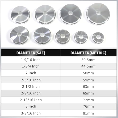 Bearing Press Kit,43 Piece Bearing Race and Seal Driver Set,Seal Driver Installer Set with 4 Handles for Bearing Installation