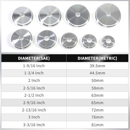 Bearing Press Kit,43 Piece Bearing Race and Seal Driver Set,Seal Driver Installer Set with 4 Handles for Bearing Installation