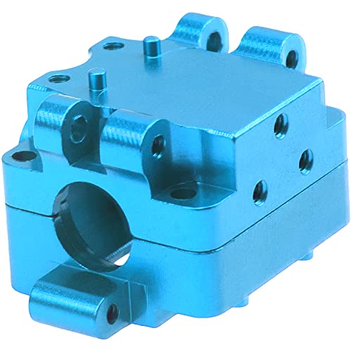Aluminum Alloy Differential Gearbox Housing Cover Gear Box Shell Compatible with Wltoys 284131 K969 K989 P929 1/28 RC Car (Blue) - color: Blue