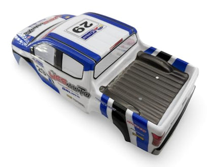 1/10 Scale RC Pickup Truck Body Shell - Isuzu D-Max Style Painted PVC Body, Pre-Cut & Pre-Drilled for Drift, Touring & On-Road RC Cars