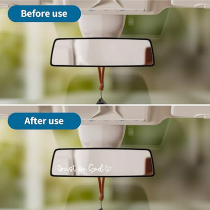 3 Pcs Love Cross Rearview Mirror Window Sticker,Tension Resistant Rear Windshield Body Decorative Sticker,Waterproof Self-Adhesive Decoration,Fits for Most Cars Trucks Suvs (White)