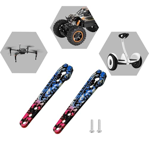 2Pcs Aluminum 1.75inch 25T Servo Arm Horn Long Steering Servo Arms Compatible Futaba Savox Xcore HL HSP HD Power Rc Servos for RC Airplanes RC Plane Crawler Car（Multicolour）