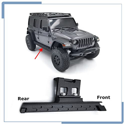 RC Side Pedal Rock Sliders Foot Plate | For 1/24 Scale Kyosho Mini Z 4x4 Wrangler