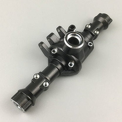 KYX Racing Metal Front & Rear Axle Housing Axle Shell w/Black Cover for 1/10 RC Crawler TRX-4
