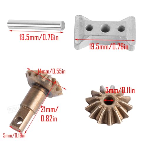 RC Gear Differential Upgrades Part for 1/10 Slash 4X4 VXL/Rustler 4X4 VXL/Stampede 4X4 VXL/XO-1,RC Differential Gear Hops Up