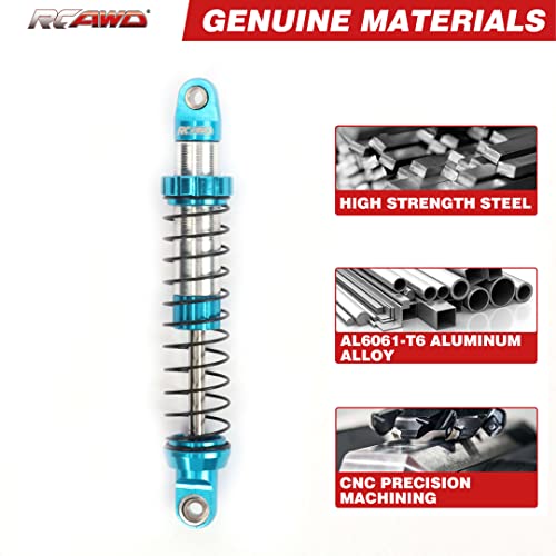 RCAWD Shock Absorber for UTB18 Capra Upgrades, Front & Rear RC Shocks Parts #AXI213004#AXI213000, for Axial 1/18#AXI01002 Blue - color: Blue